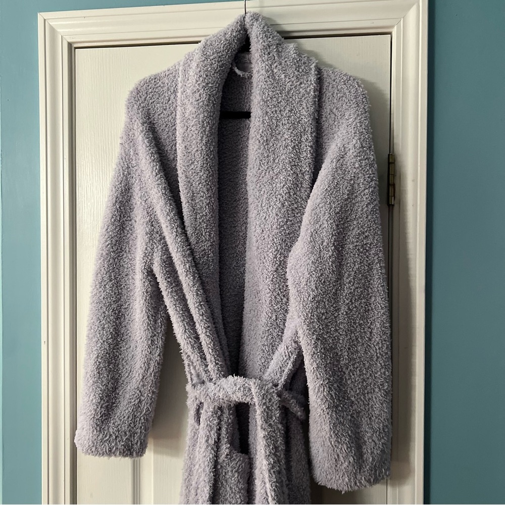 Barefoot dreams lavender full length robe